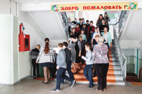 Учебная тревога в школе п. Пивань