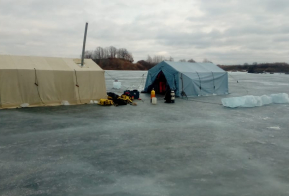 Краевые сборы водолазов-спасателей