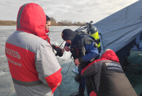 Краевые сборы водолазов-спасателей