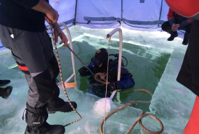 Краевые сборы водолазов-спасателей