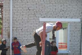 Соревнования юных пожарных