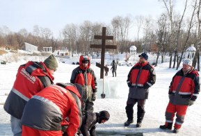 Подготовка крещенских купелей