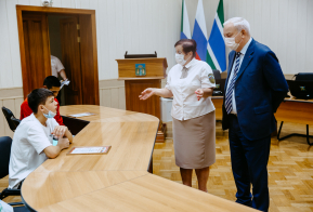 Награждение ребят из п.Новый мир за помощь в тушении пожара
