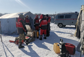 Учебные сборы краевых водолазов
