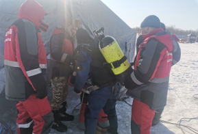 Учебные сборы краевых водолазов