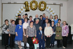 Поздравление ветерана со 100-летием