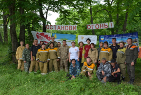 Сборы добровольцев в с. Бичевая