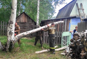Ликвидация последствий тайфуна