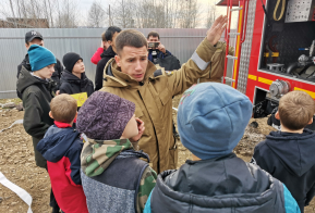 Открытие пожарной части в п. Тумнин