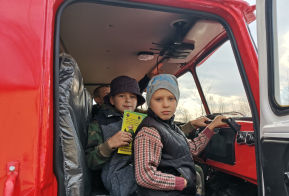 Открытие пожарной части в п. Тумнин