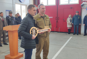 Открытие пожарной части в с. Матвеевка Хабаровского района