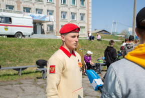 Соревнования юных пожарных